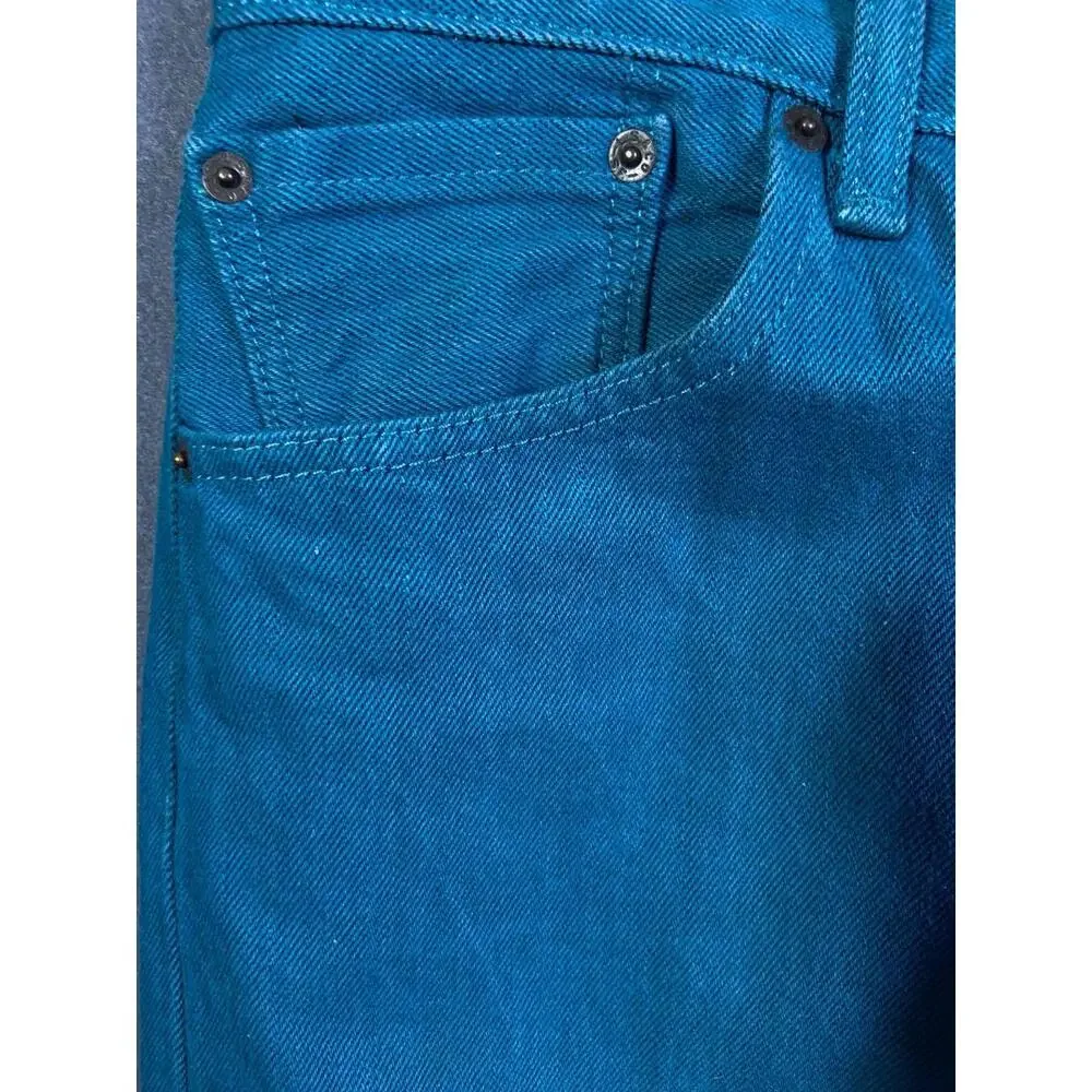 Levis 501 XX Jeans Men 38x30 36x30 Turquoise Original Fit Straight Button Fly